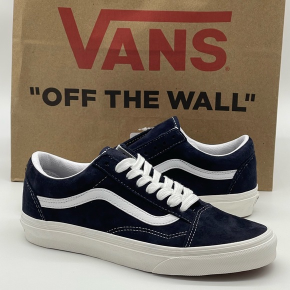 Vans Shoes - Old Skool Navy Blue Suede Vans